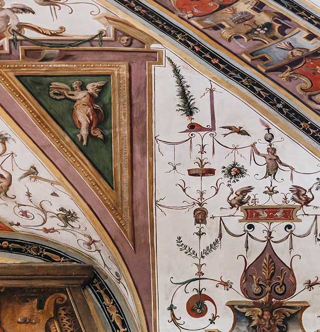 Fresco in the Pope&#8217;s Hall
