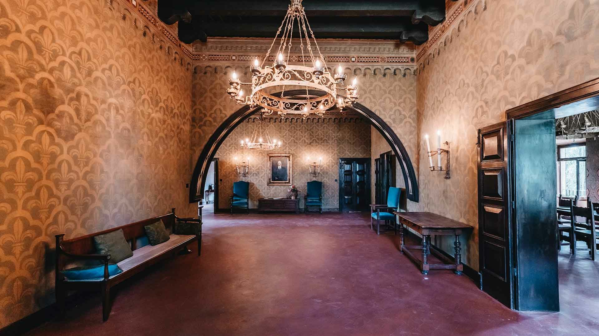 Castello Benelli Salone d'ingresso