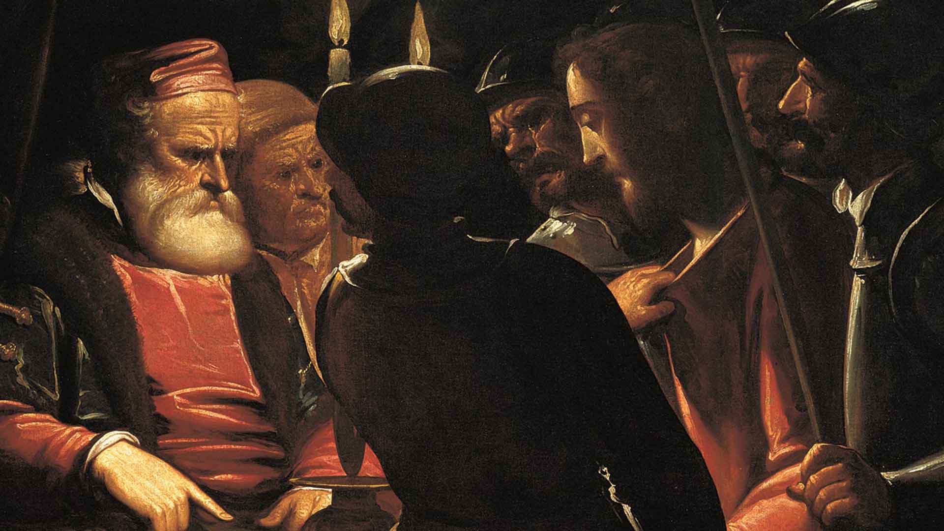 Luca Cambiaso, Cristo davanti a Caifa