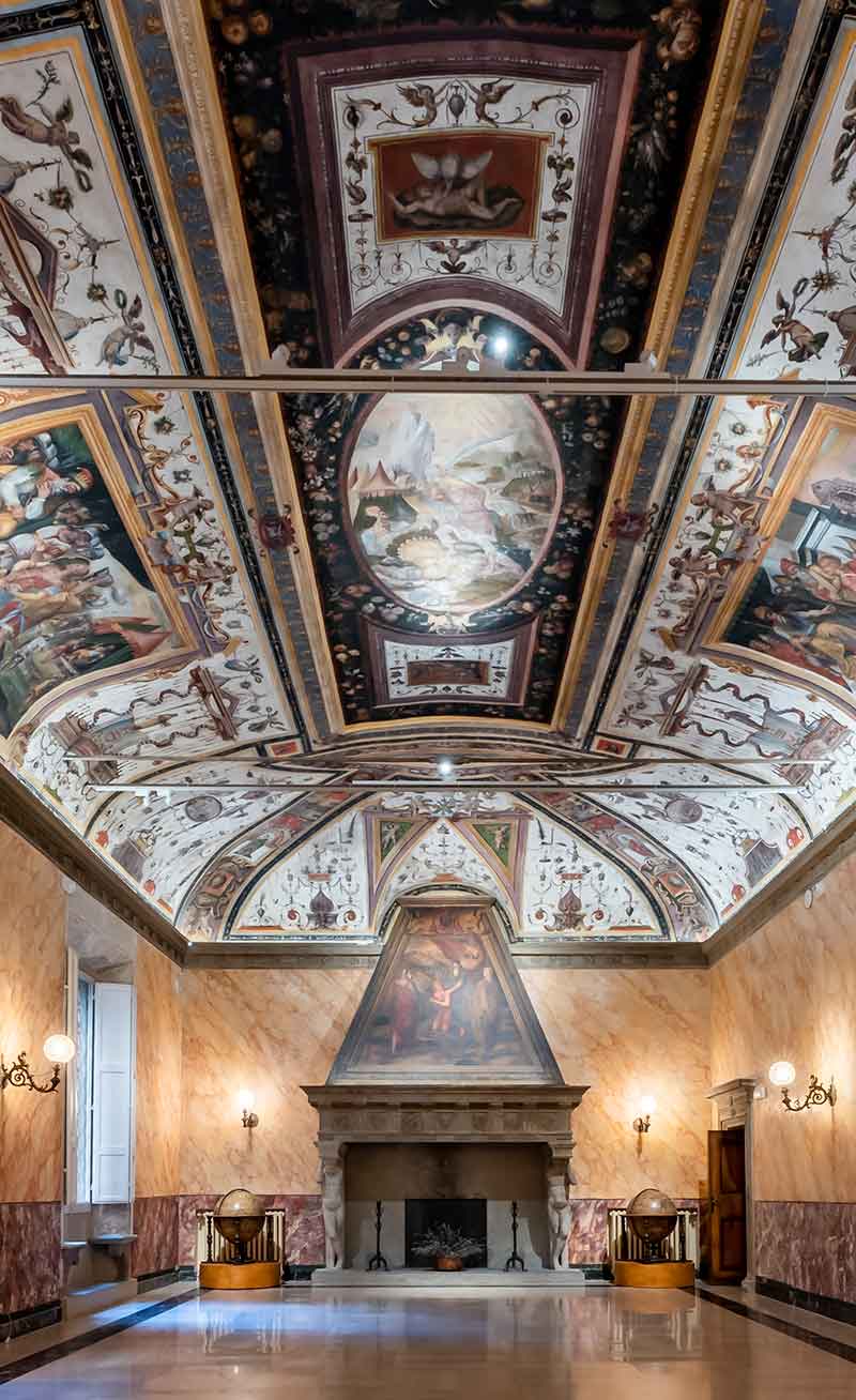 sala del papa di palazzo boncompagni