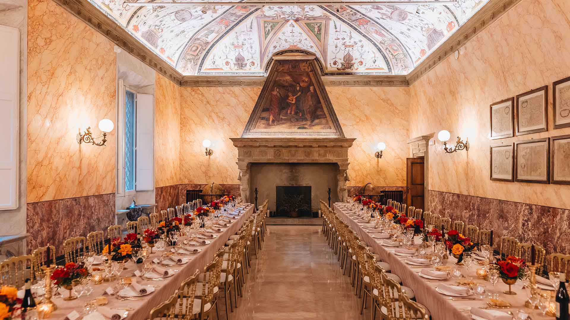 un evento nella sala del Papa 