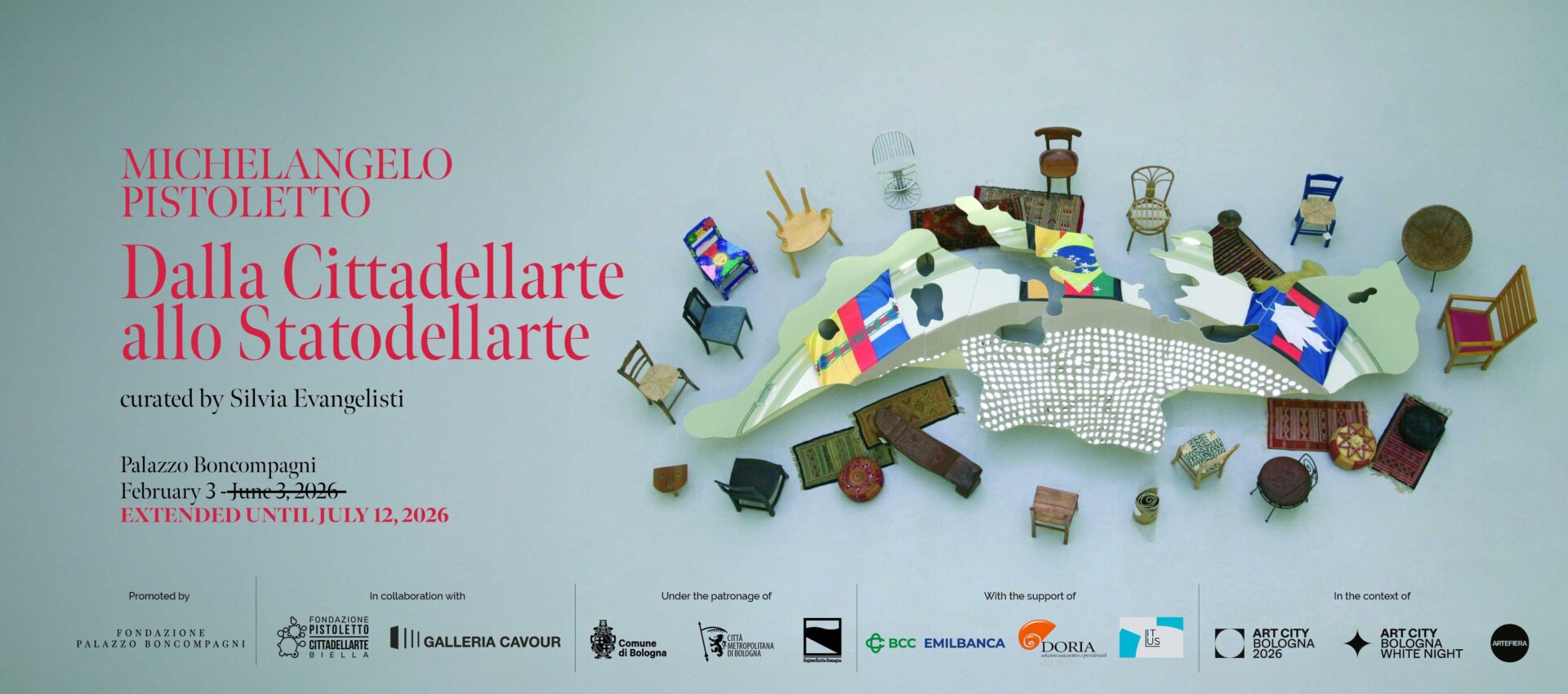 MICHELANGELO PISTOLETTO, Dalla Cittadellarte allo Statodellarte