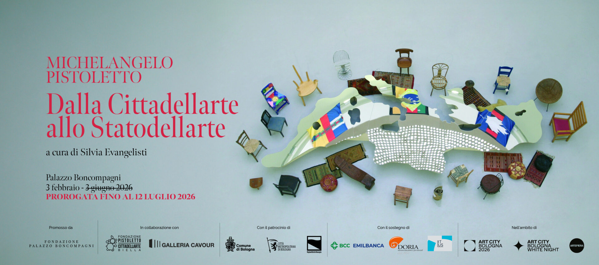 MICHELANGELO PISTOLETTO, Dalla Cittadellarte allo Statodellarte
