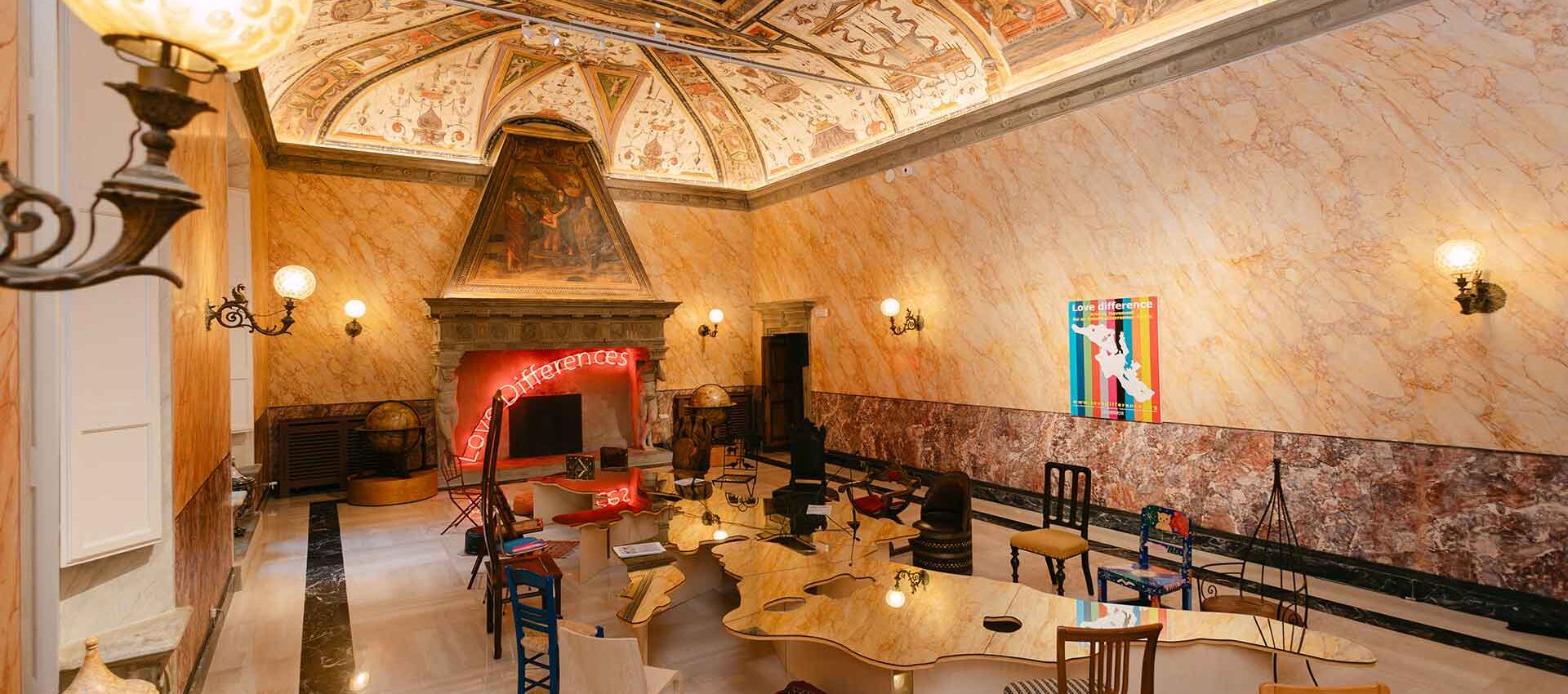 Tavolo love difference sala del papa