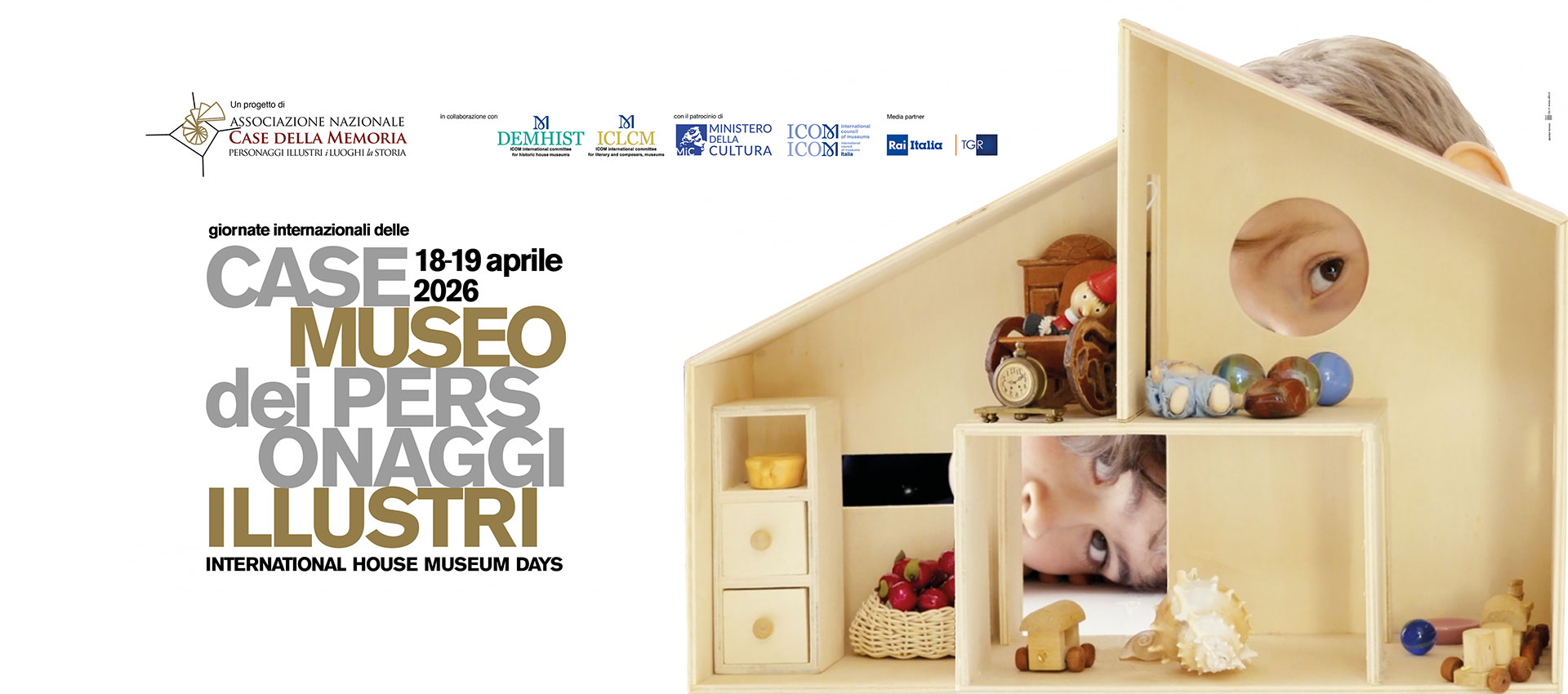 Giornate nazionali delle case dei personaggi illustri italiani 2026